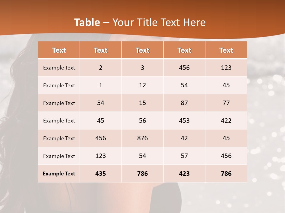 Bra Bikini Skin PowerPoint Template