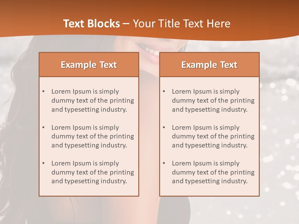 Bra Bikini Skin PowerPoint Template