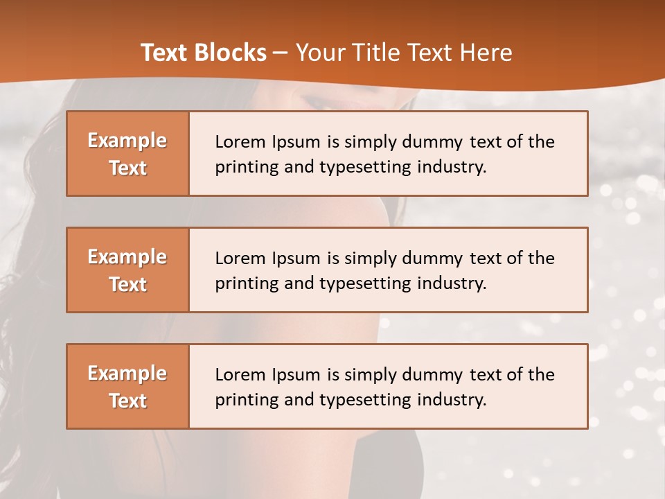 Bra Bikini Skin PowerPoint Template