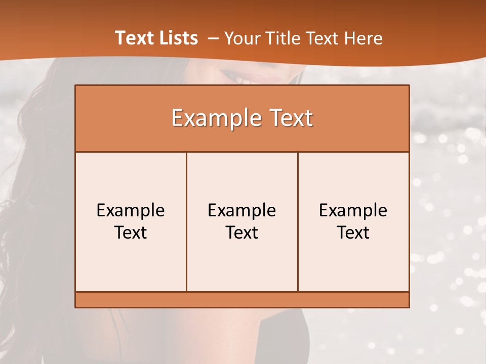 Bra Bikini Skin PowerPoint Template