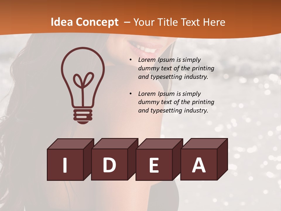 Bra Bikini Skin PowerPoint Template