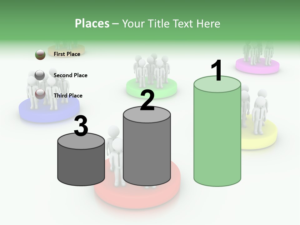 A Group Of People Standing On Top Of Each Other PowerPoint Template