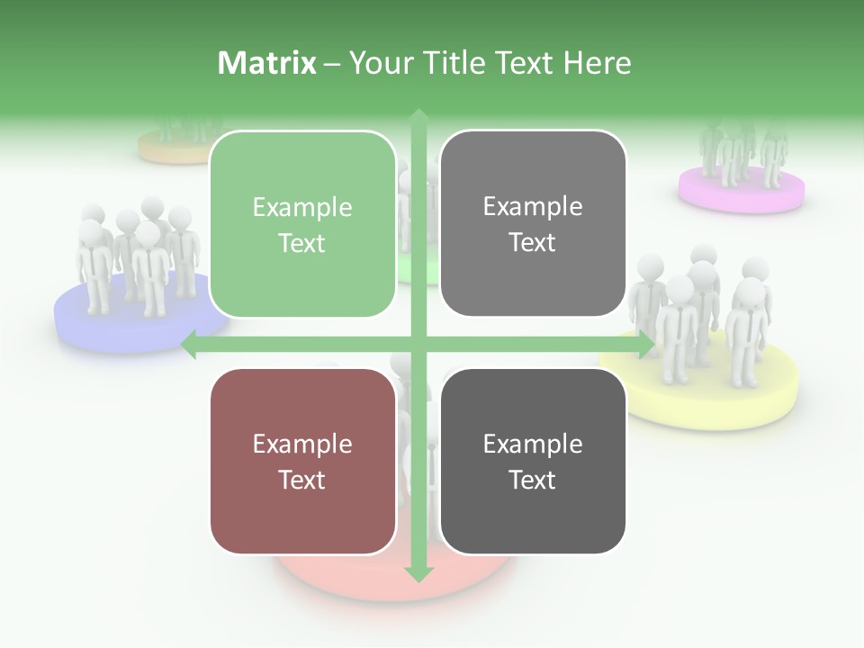 A Group Of People Standing On Top Of Each Other PowerPoint Template