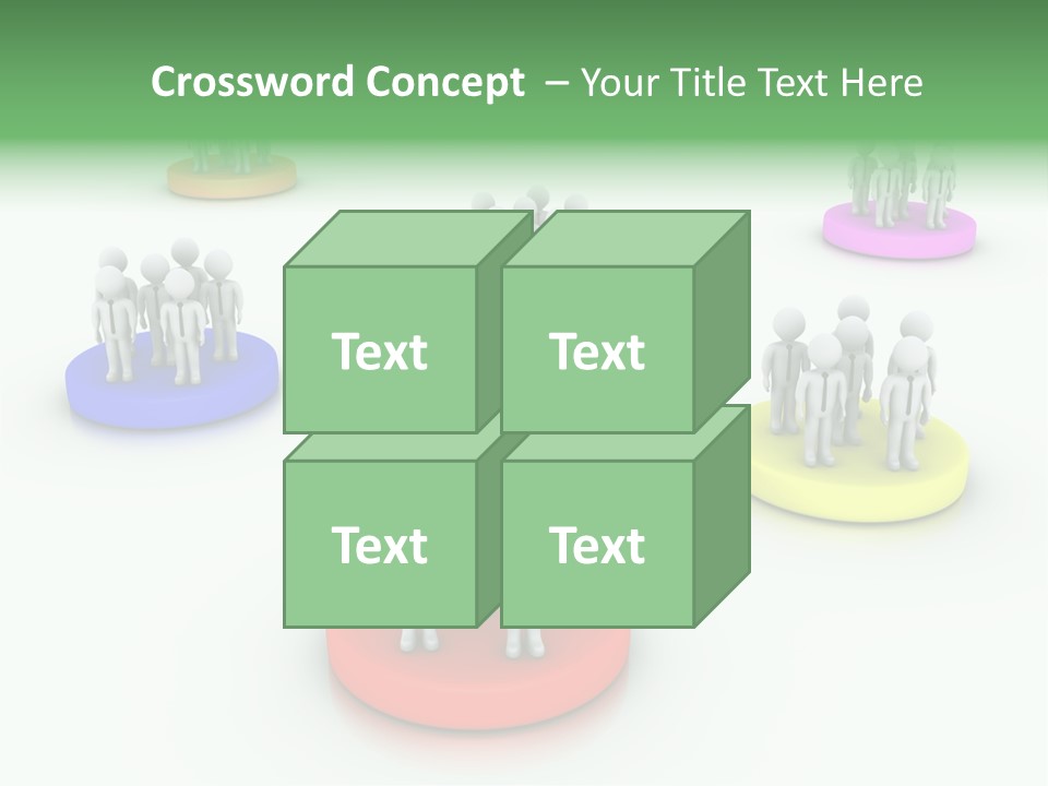 A Group Of People Standing On Top Of Each Other PowerPoint Template