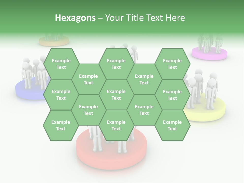 A Group Of People Standing On Top Of Each Other PowerPoint Template