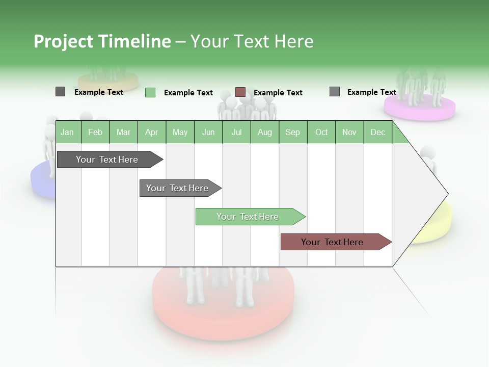 A Group Of People Standing On Top Of Each Other PowerPoint Template