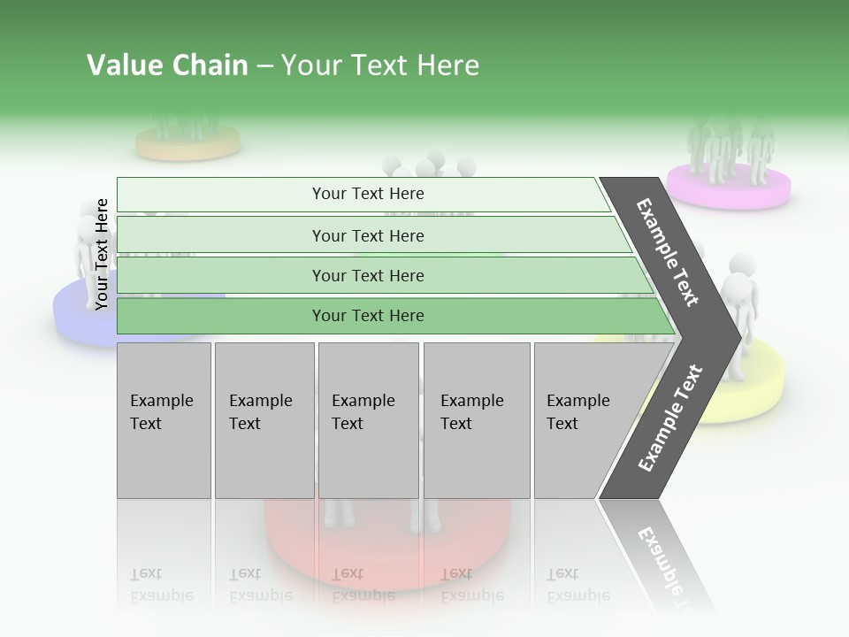 A Group Of People Standing On Top Of Each Other PowerPoint Template