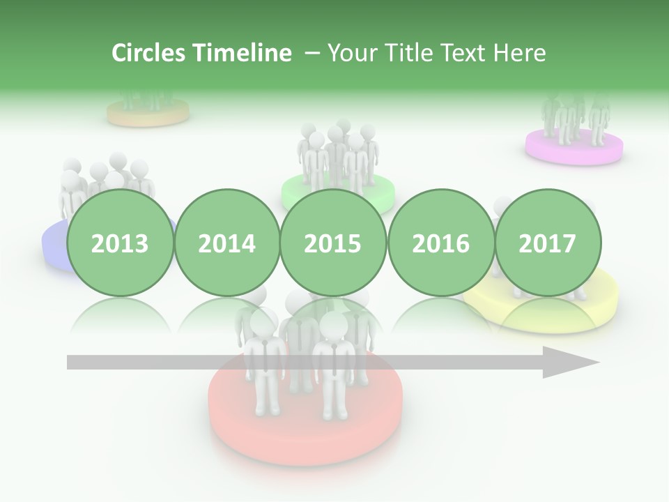 A Group Of People Standing On Top Of Each Other PowerPoint Template