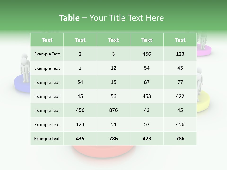 A Group Of People Standing On Top Of Each Other PowerPoint Template