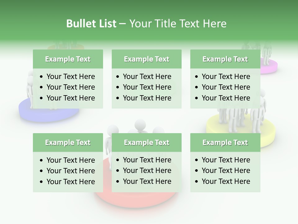 A Group Of People Standing On Top Of Each Other PowerPoint Template