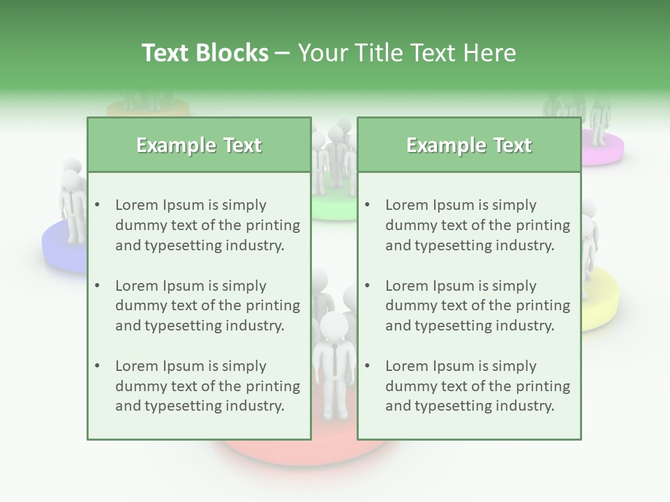A Group Of People Standing On Top Of Each Other PowerPoint Template