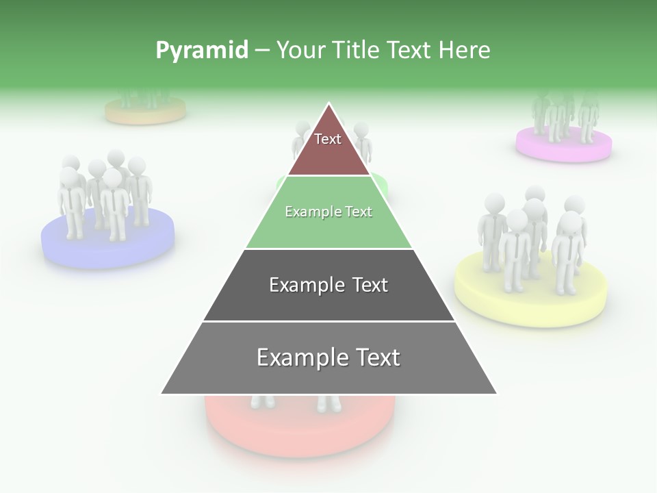A Group Of People Standing On Top Of Each Other PowerPoint Template