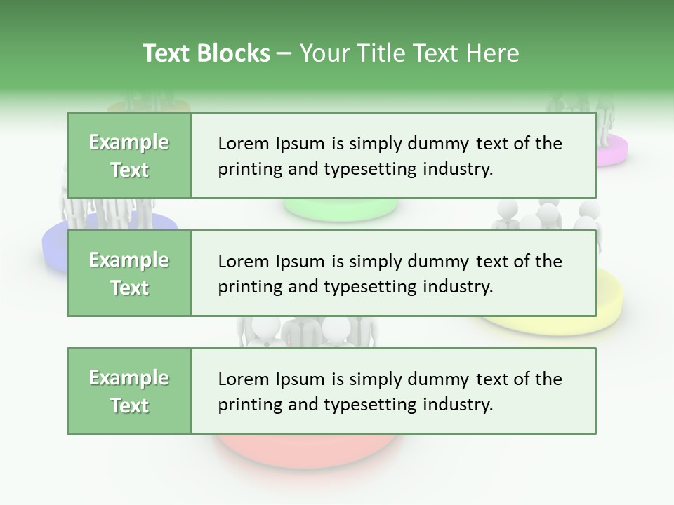 A Group Of People Standing On Top Of Each Other PowerPoint Template