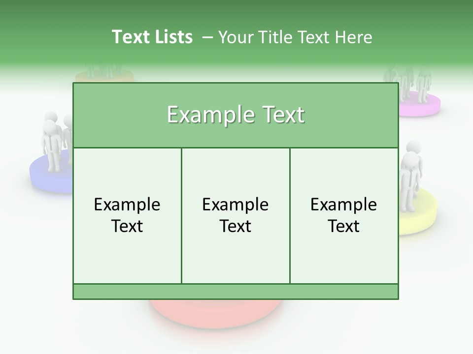 A Group Of People Standing On Top Of Each Other PowerPoint Template