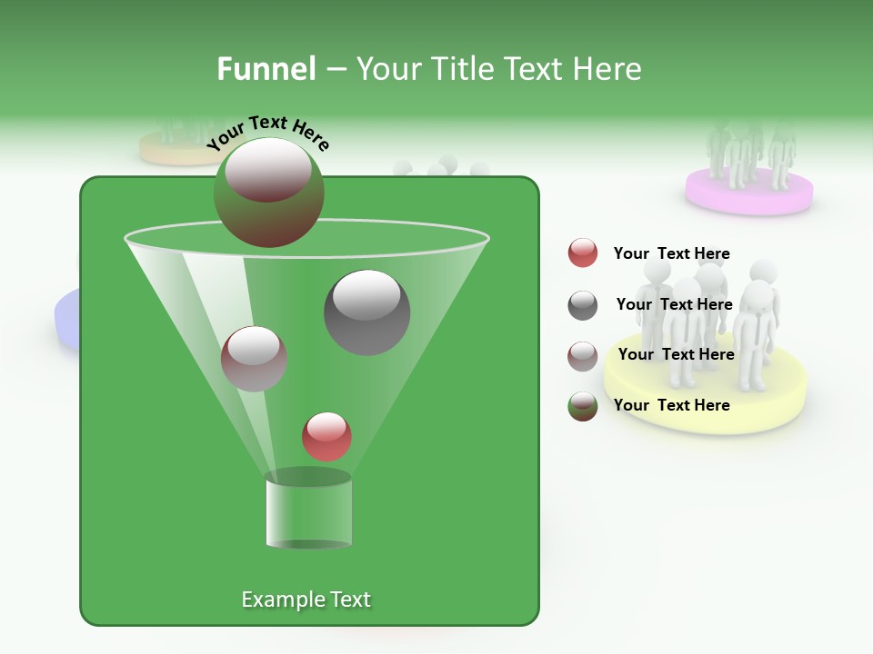 A Group Of People Standing On Top Of Each Other PowerPoint Template