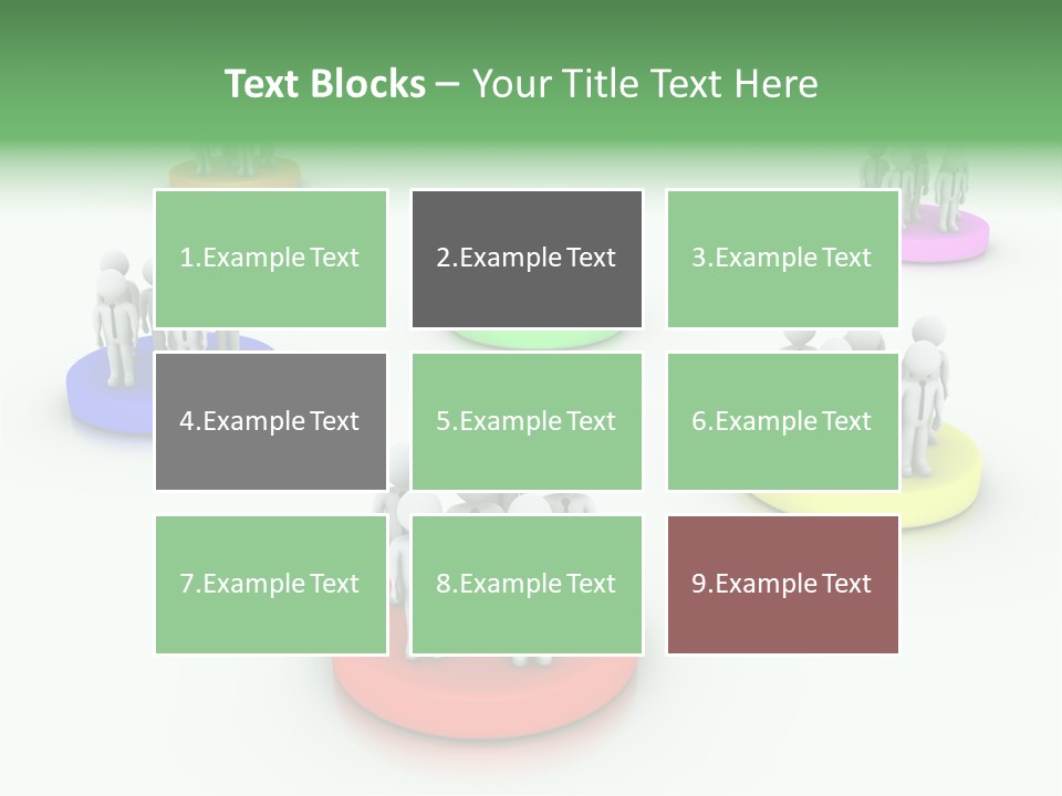 A Group Of People Standing On Top Of Each Other PowerPoint Template