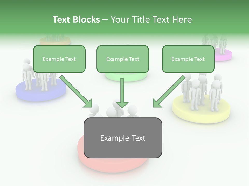A Group Of People Standing On Top Of Each Other PowerPoint Template