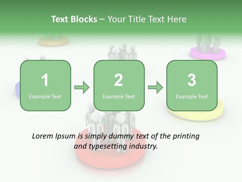 A Group Of People Standing On Top Of Each Other PowerPoint Template