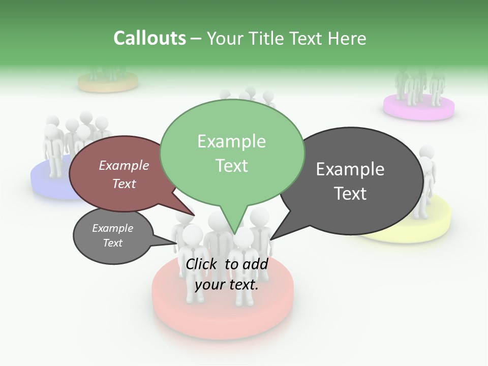 A Group Of People Standing On Top Of Each Other PowerPoint Template