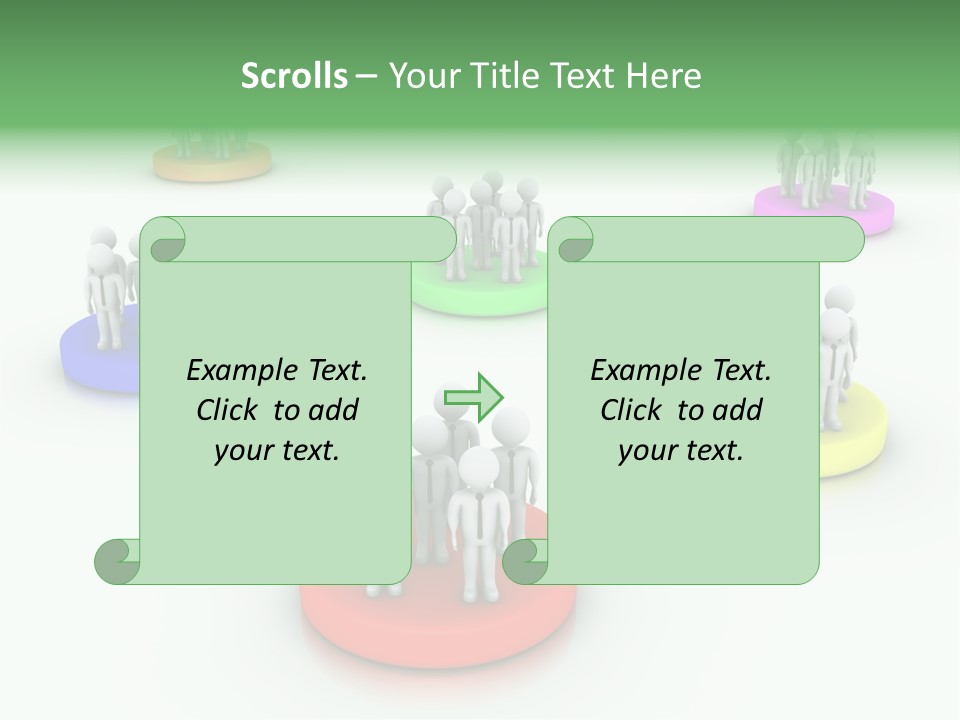 A Group Of People Standing On Top Of Each Other PowerPoint Template