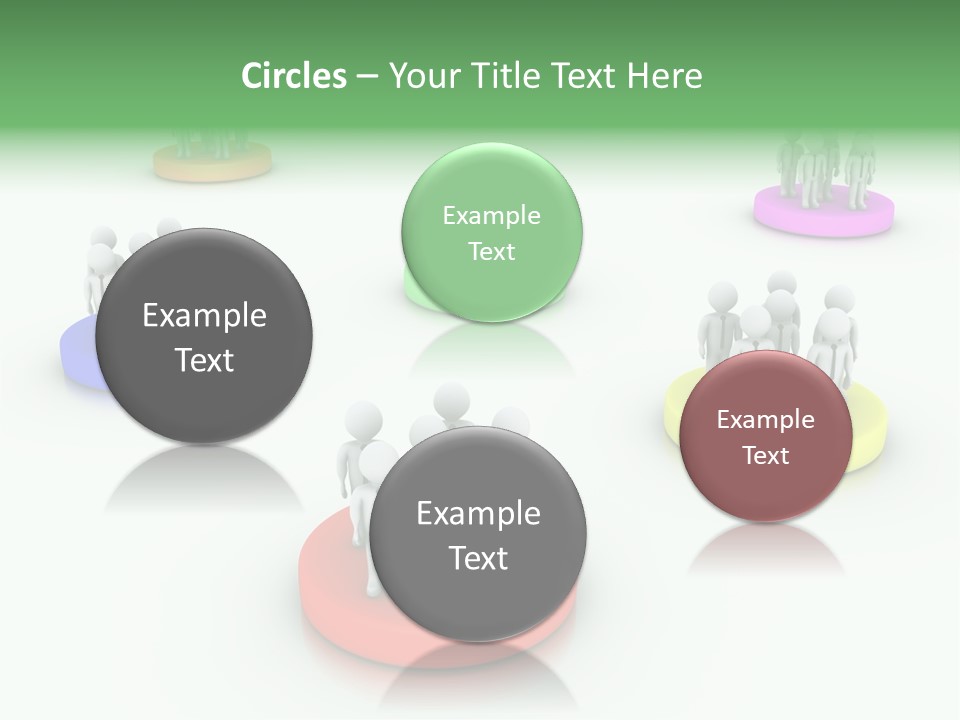 A Group Of People Standing On Top Of Each Other PowerPoint Template