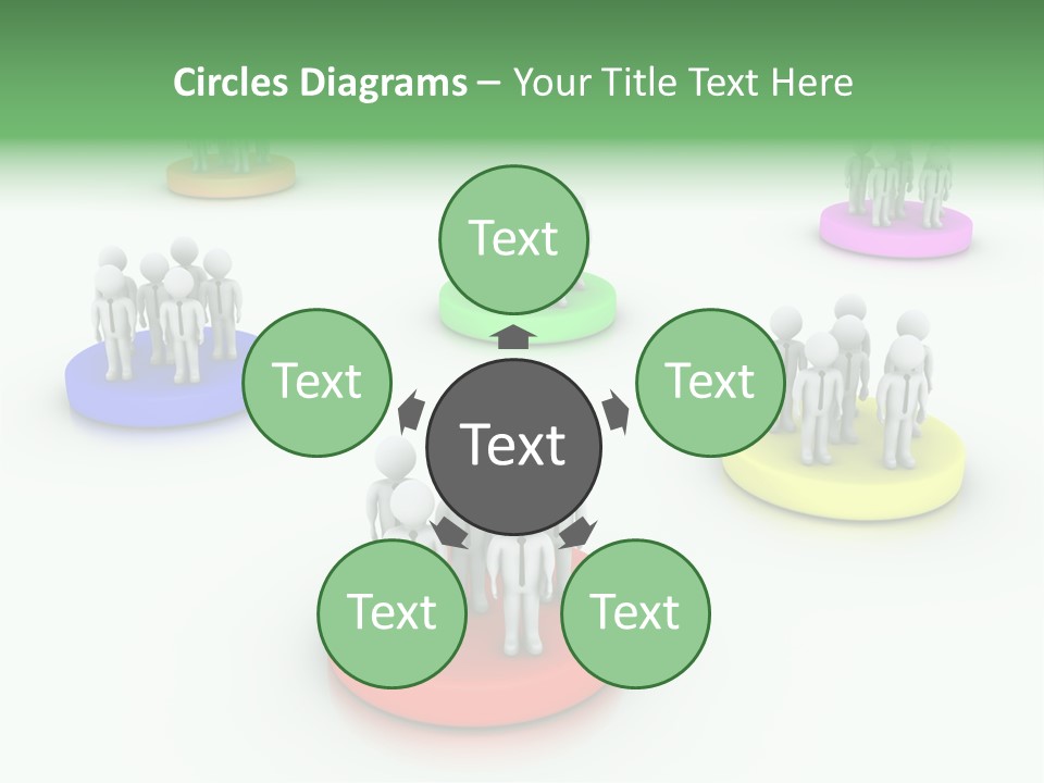 A Group Of People Standing On Top Of Each Other PowerPoint Template