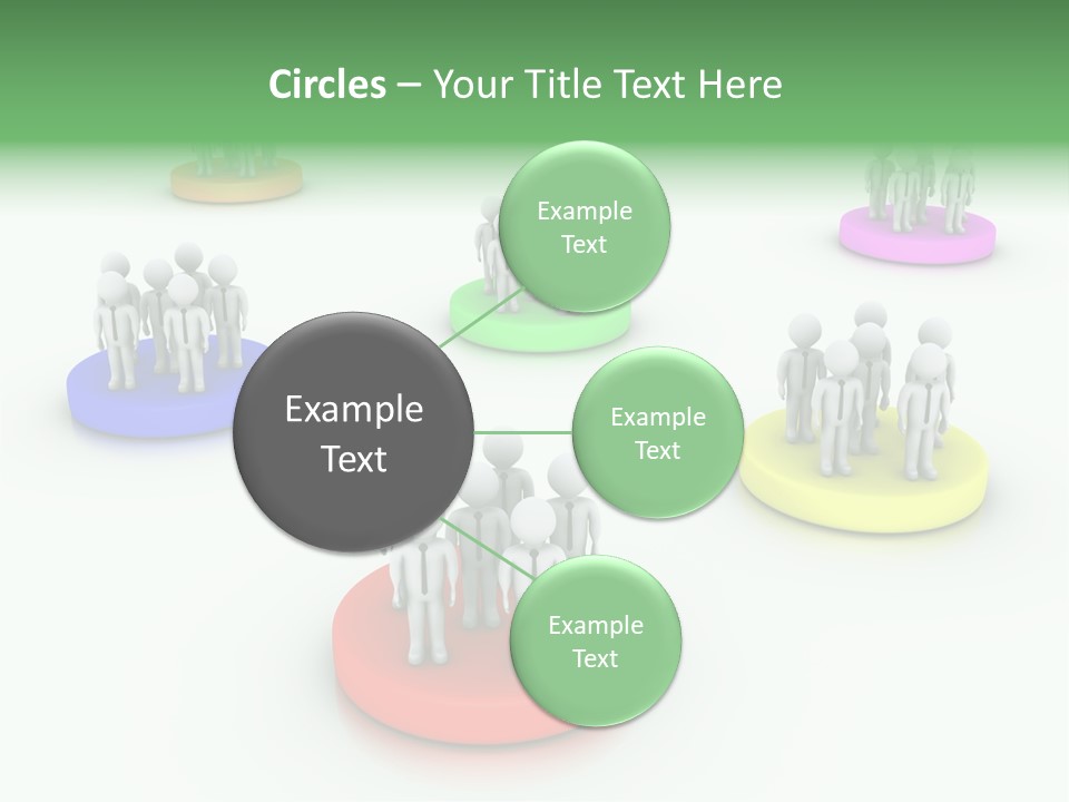 A Group Of People Standing On Top Of Each Other PowerPoint Template