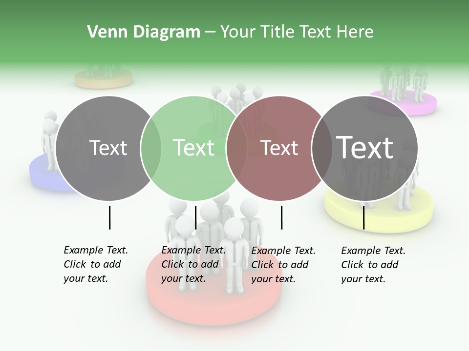A Group Of People Standing On Top Of Each Other PowerPoint Template
