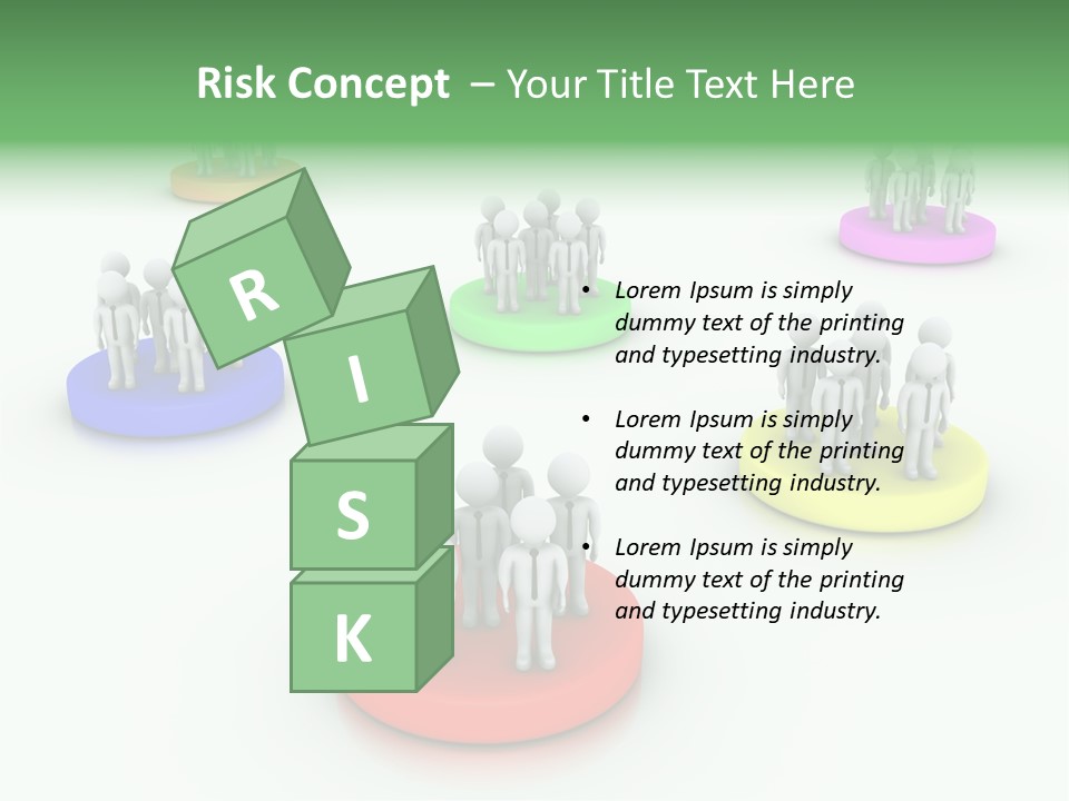 A Group Of People Standing On Top Of Each Other PowerPoint Template