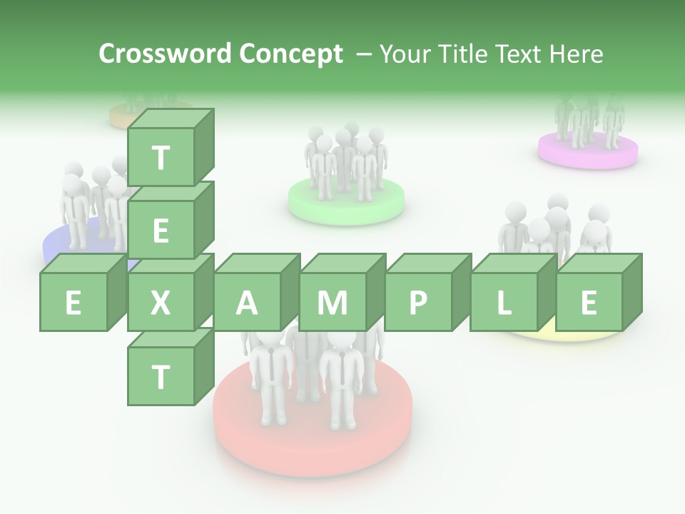 A Group Of People Standing On Top Of Each Other PowerPoint Template