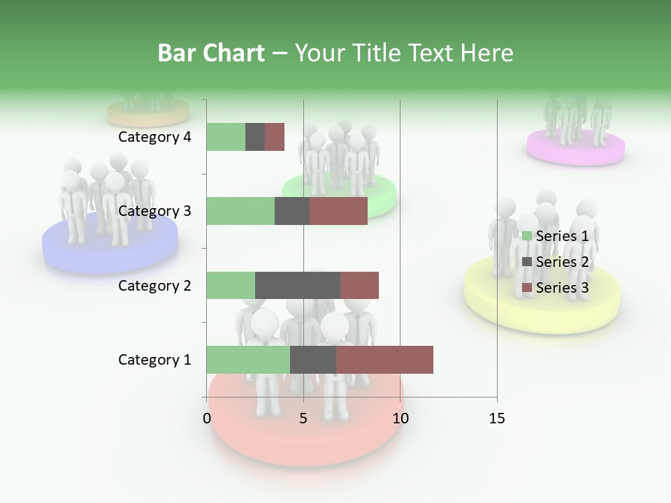 A Group Of People Standing On Top Of Each Other PowerPoint Template