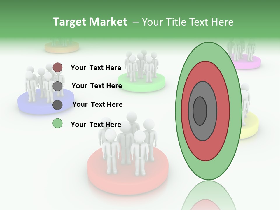 A Group Of People Standing On Top Of Each Other PowerPoint Template