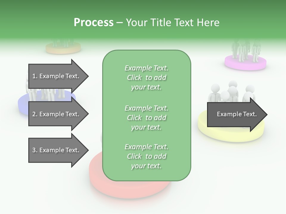A Group Of People Standing On Top Of Each Other PowerPoint Template