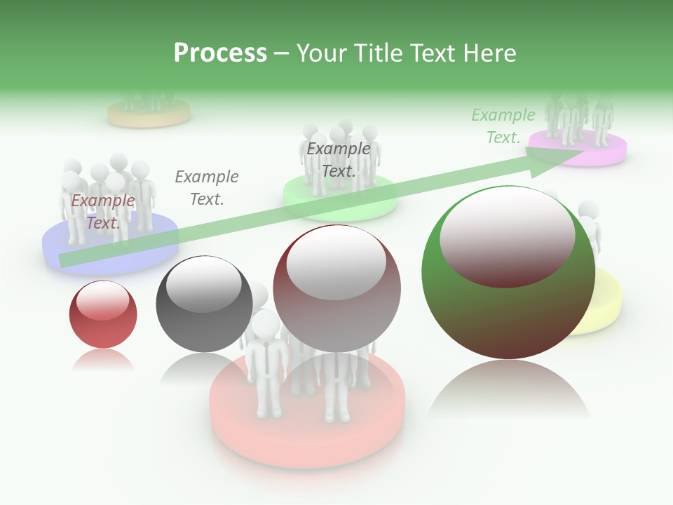 A Group Of People Standing On Top Of Each Other PowerPoint Template