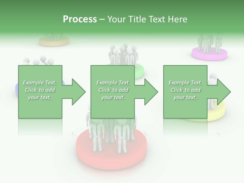 A Group Of People Standing On Top Of Each Other PowerPoint Template