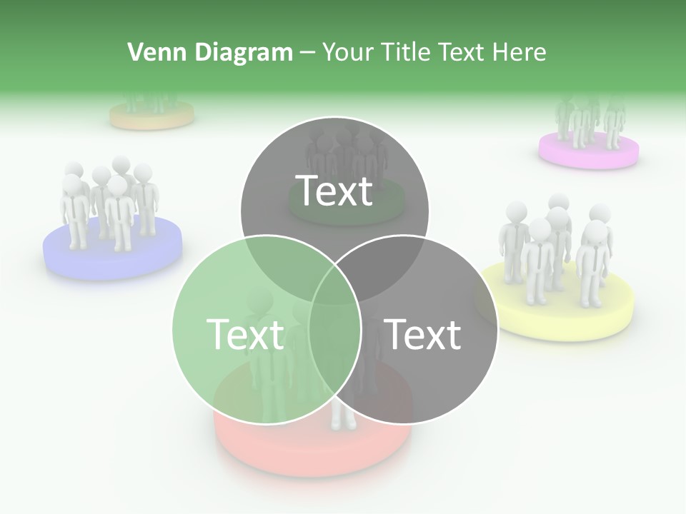 A Group Of People Standing On Top Of Each Other PowerPoint Template