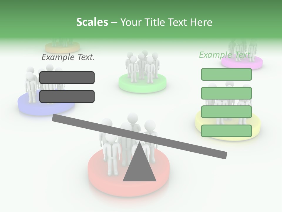 A Group Of People Standing On Top Of Each Other PowerPoint Template