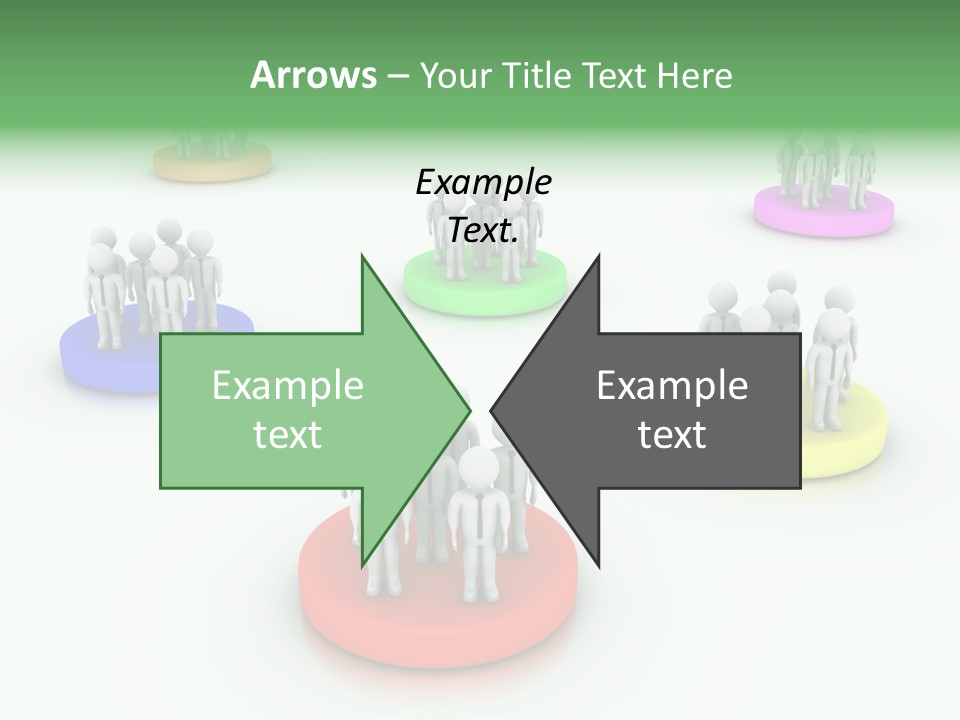 A Group Of People Standing On Top Of Each Other PowerPoint Template