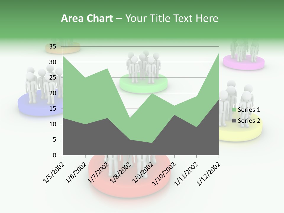 A Group Of People Standing On Top Of Each Other PowerPoint Template