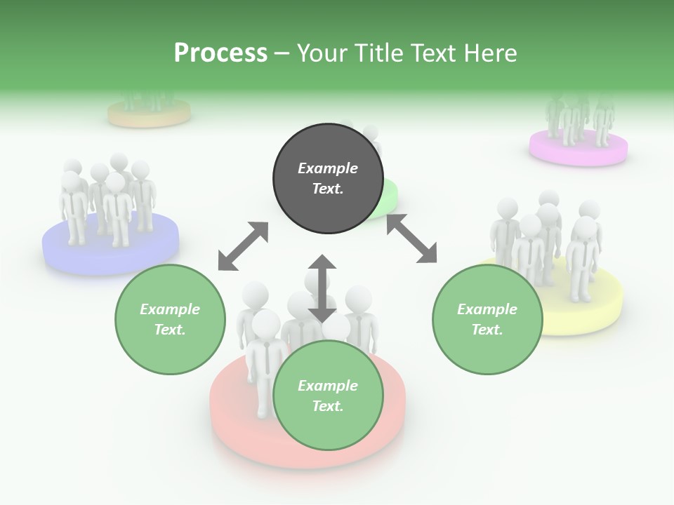 A Group Of People Standing On Top Of Each Other PowerPoint Template