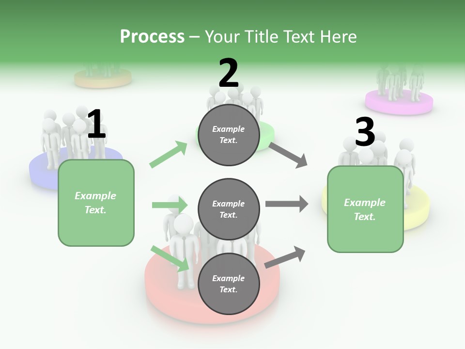 A Group Of People Standing On Top Of Each Other PowerPoint Template