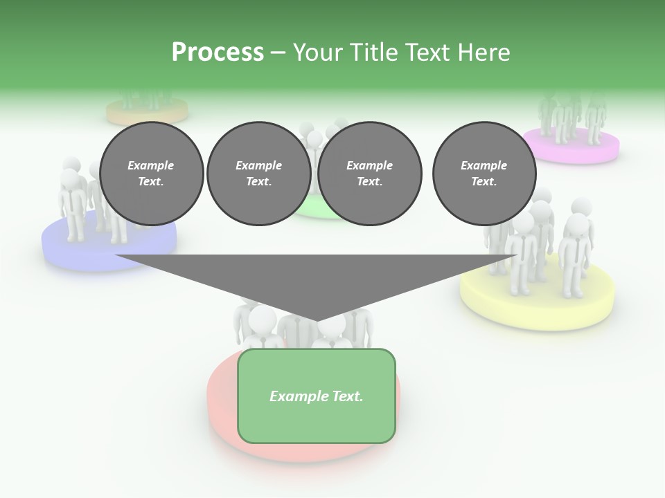 A Group Of People Standing On Top Of Each Other PowerPoint Template