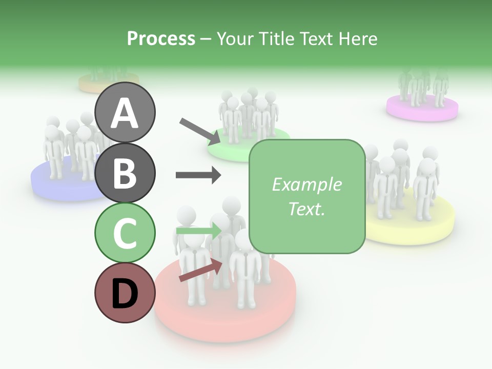 A Group Of People Standing On Top Of Each Other PowerPoint Template