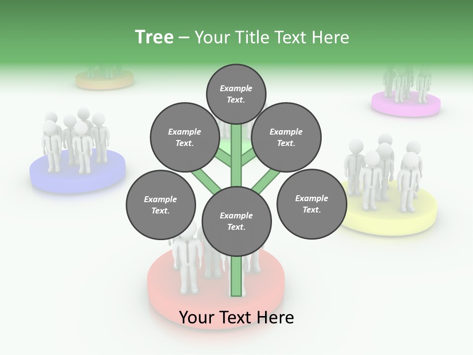 A Group Of People Standing On Top Of Each Other PowerPoint Template