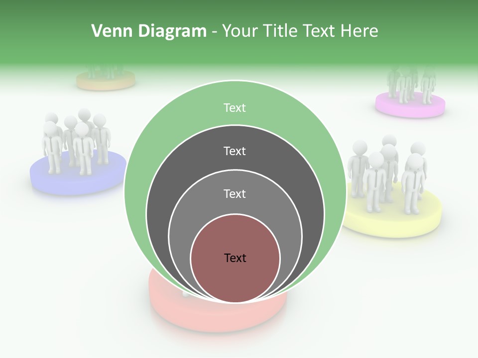 A Group Of People Standing On Top Of Each Other PowerPoint Template