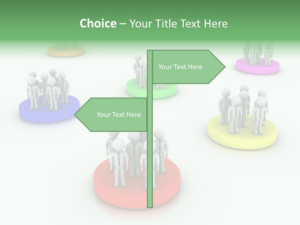 A Group Of People Standing On Top Of Each Other PowerPoint Template