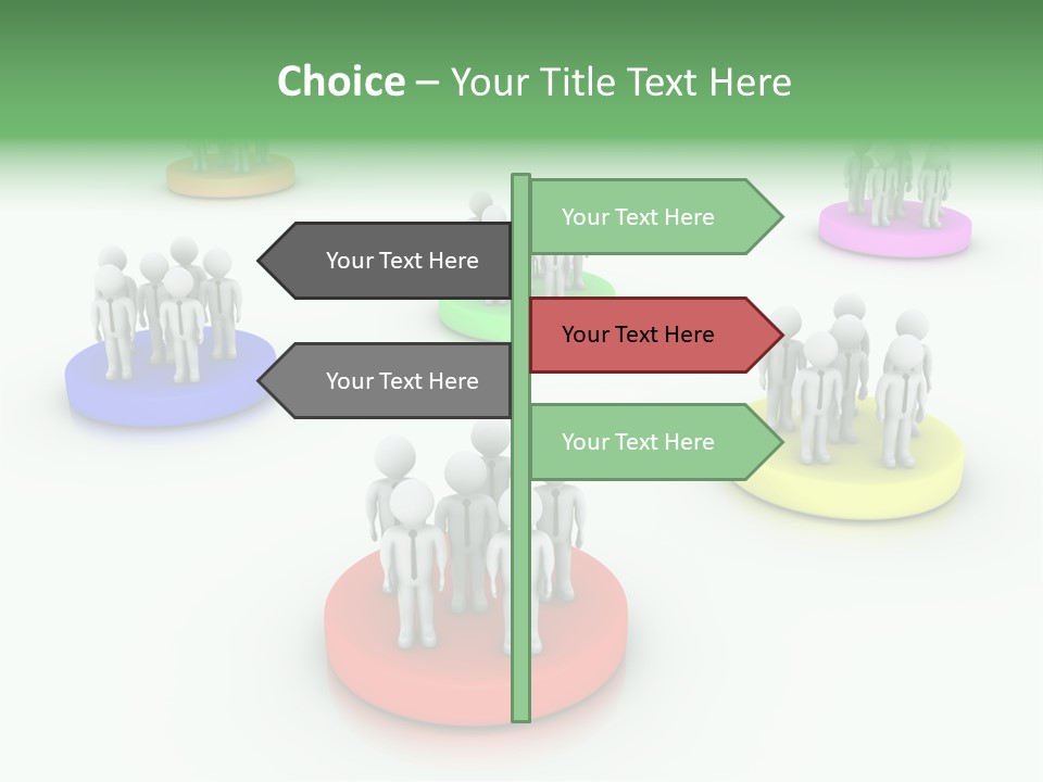 A Group Of People Standing On Top Of Each Other PowerPoint Template