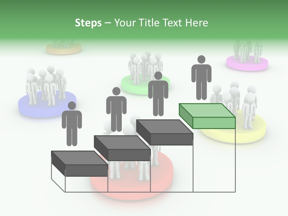 A Group Of People Standing On Top Of Each Other PowerPoint Template