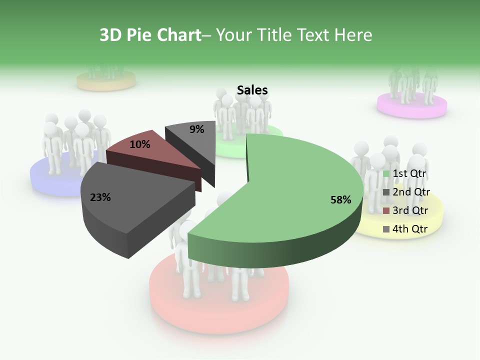 A Group Of People Standing On Top Of Each Other PowerPoint Template