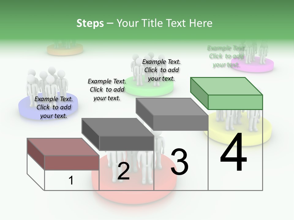 A Group Of People Standing On Top Of Each Other PowerPoint Template